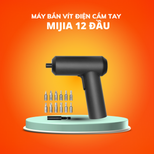 Máy bắn vít điện cầm tay Xiaomi Mijia 12 đầu MJDDLSD001QW - Bản  Quốc Tế