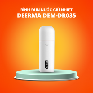 BÌNH ĐUN NƯỚC GIỮ NHIỆT HIỂN THỊ NHIỆT ĐÔ DEERMA DEM-DR035