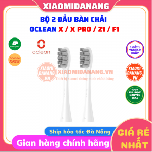 Bộ 2 đầu bàn chải  thay thế Oclean X / X pro / Z1 / F1