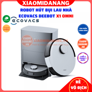 Robot Hút bụi lau nhà Ecovacs Deebot X1 OMNI - Bản Quốc Tế - Bảo Hành Chính Hãng