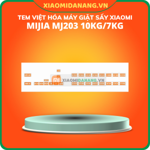 Tem việt hóa máy giặt sấy thông minh xiaomi mijia Mj203 10kg/7kg